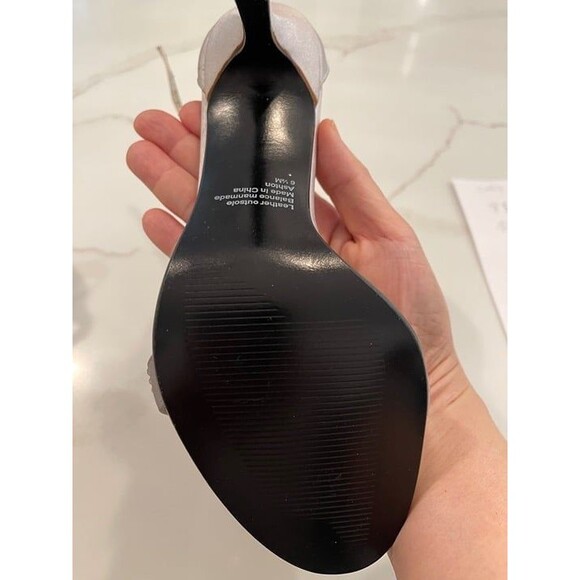 ALFANI JEWELED ANKLE STRAP EVENING SANDALS HEELS 6.5 - Picture 4 of 4